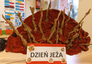 Jeż z papieru.