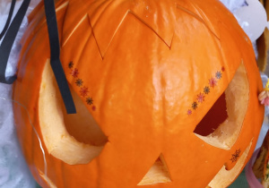 Halloweenowa dynia.