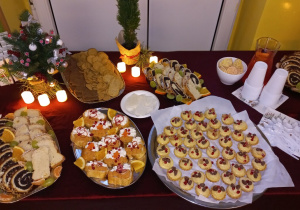Świąteczny poczęstunek.