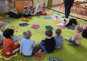 Smyki siedzą w kole.