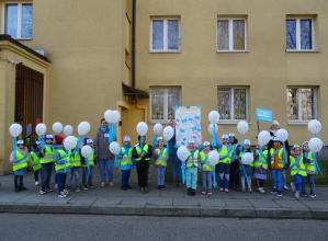 Juniorzy na Niebieskim Marszu