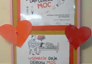 Plakat- "Dzieciństwi bez przemocy"
