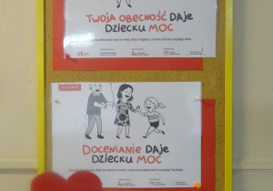 Plakat informujący o kampanii - dzieciństwo bez przemocy.