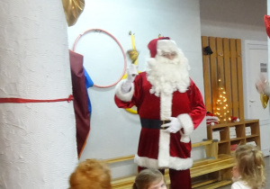 Mikołaj w przedszkolu.