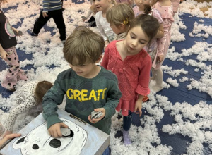 Zimowe zabawy w puchu…