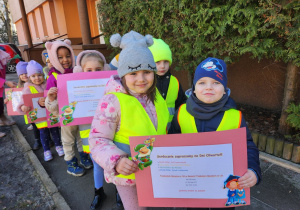 Tuptusie gotowe do promowania Przedszkola w środowisku lokalnym.