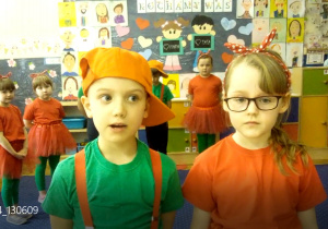 Juniorzy podczas występów z okazji Dnia Mamy i Taty