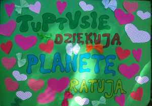 plakat wykonany przez Tuptusie