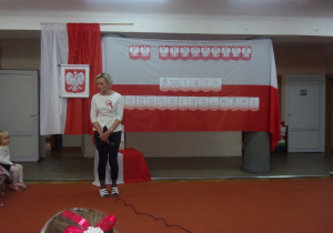 powitanie wszystkich zebranych na sali gimnastycznej