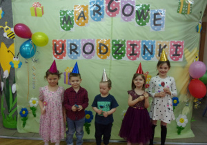 Marcowi Solenizanci - zdjęcie grupowe