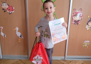 laureat nagrody specjalnej w konkursie "Ozdoba wielkanocna"